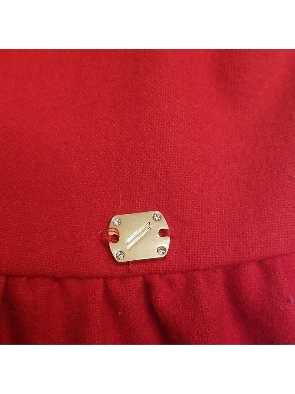 Valentine dress Girls Sz 10 140/64 Vintage Red Dress Red Sequin Bow Sleeveless - Picture 6 of 12